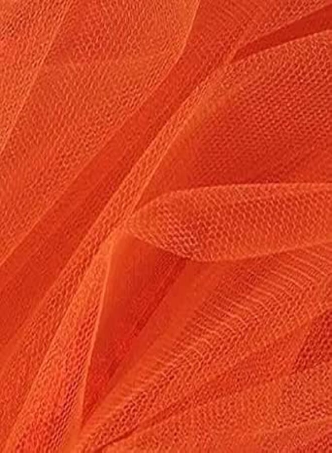 Wonka AZeeZ Neon Orange soft Tulle 5 meters